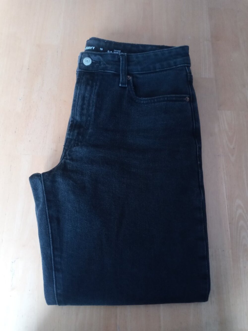 OLD NAVY mid rise OG straight jeans in galaxy (sz10) - Picture 6 of 15